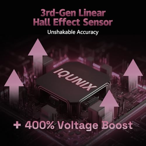 Image of IQUNIX EV63 Hall Effect Magnetic Gaming Keyboard 60% | 0.01mm Rapid Trigger, Adjustable Actuation, 0.125ms Latency, Hot-Swap, SOCD, RGB, Aluminum with Forged Carbon (Dark Knight)