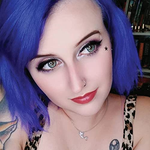 MANIC PANIC Classic Lie Locks Semi Permanent Hair Color - Medium Indigo Purple Hair Dye for Women & Men That Lasts 4-6 Weeks - Vegan, Ammonia & Cruelty-Free - Create & Mix Custom Shades (4oz)