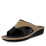 Flexus Women's Pascalle Nubuck, Mesh Slide Sandal