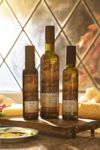 Castillo De Pinar First Cold Pressed Organic Extra Virgin Olive Oil Picual Single-Variety 250Ml Less Than 02% Acidity, Gluten Free Non Gmo Oevo #TOP5