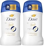 Dove Advanced Care Original Anti-Perspirant Cream Women's Deodorant Stick with pro-ceramide technology for 72 hours sweat protection 50 ml (Pack of 2)