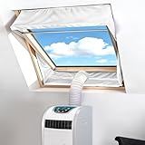 Dachfenster Klimaanlage Abdichtung, 2x230cm Fensterabdichtung für Mobile Klimageräte Dachfenster, Reißfest Selbstklebend Kippfenster Klimaanlage Abdichtung für max. 460cm Fensterumfang Kippfenster