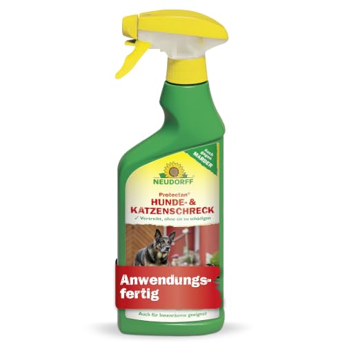 Neudorff Protectan Hunde- und KatzenSchreck – vertreibt effektiv störende Hunde und Katzen in Innenräumen und im Außenbereich, anwendungsfertig, 500 ml, Grün