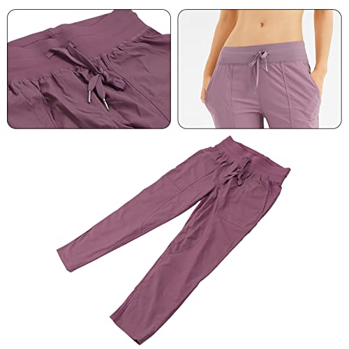 Calça jogger feminina de nylon para corrida (GG)