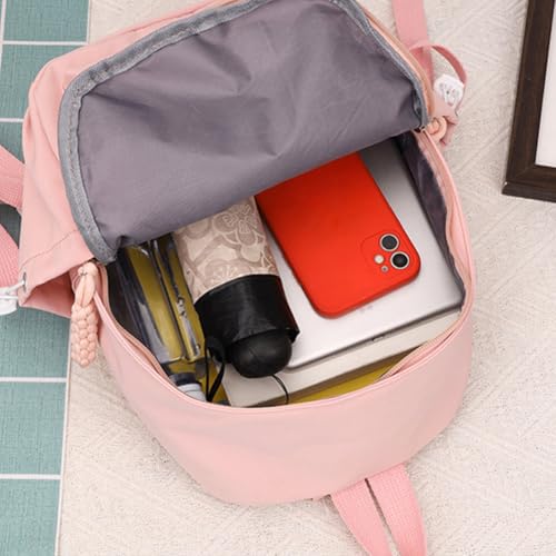 Copbopwn Kids' Waterproof School Backpack - Solid Color Casual Day Pack for Travel - Image 3