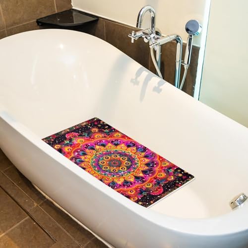 Tapis de bain antidérapant à séchage rapide perforé avec ventouses - 6