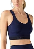 Solidea Reggiseno a Compressione SILVER WAVE SKIN BLU NAVY Taglia S
