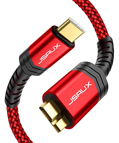 JSAUX USB C to Micro B Cable, 2 Pack (1ft+3.3ft) Type C to