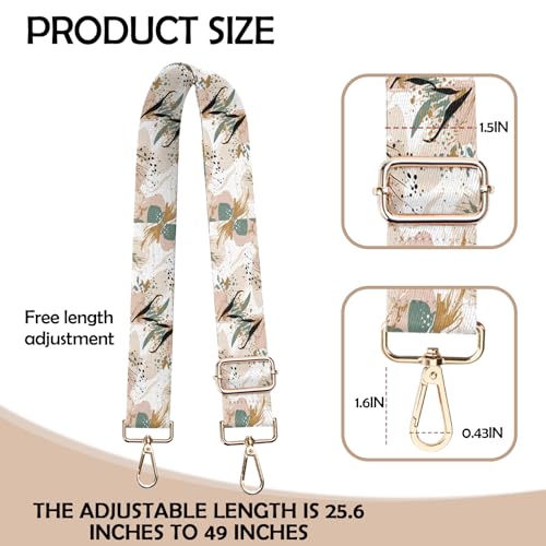 Image of Purse Strap Crossbody Shoulder Straps Adjustable Replacement 1.5 inch Wide for Women Girls Bag Cute Aesthetic
