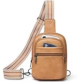 LATMAP 3L SMALL Sling Bag Fanny Packs For Women Men Mini Crossbody Chest Belt Travel Bag Purse Handbag Faux Leather Fashion Cute Light Grey