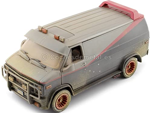 Greenlight Collectibles - GMC A Team Version Trouee - Van Agence Tous Risques - 1/24