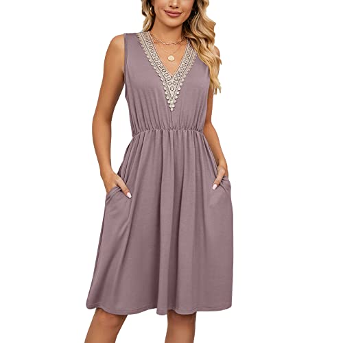 Robe d'été sans manches pour vos journées décontractées à la plage