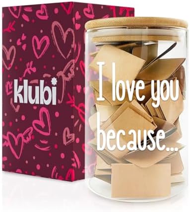 I Love You Because Jar - 50 Notes in Jar Reasons Why I Love You- ...