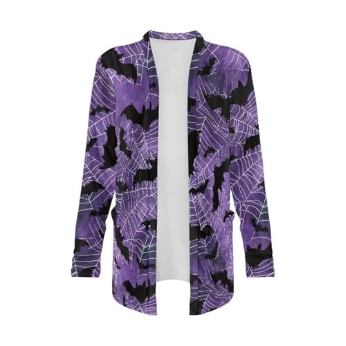 Image of Women's Lightweight Cardigans with Pockets Trendy Long Sleeve Open Front Cardigan Casual Tops Jackets Fall Oufits S-2XL