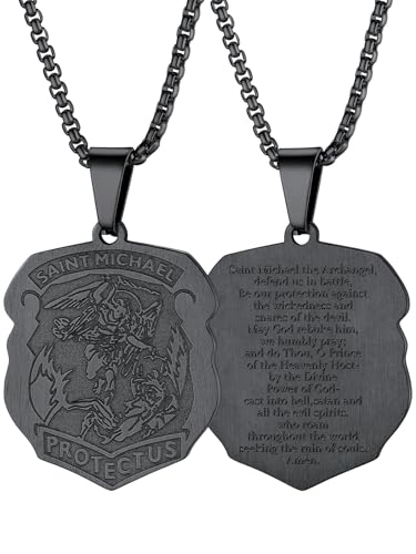 Bijoux FaithHeart en acier inoxydable plaqué rhodium pour homme et femme