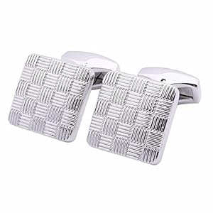 Manchetknopen, Heren Frans Shirt Manchetknopen Klassieke Vierkante Manchetknopen Beste Cadeau voor Bruiloft, Klassiek, Frans, Manchetknopen