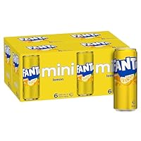 Fanta Lemon Soft Drink Multipack Mini Cans 24 x 250mL