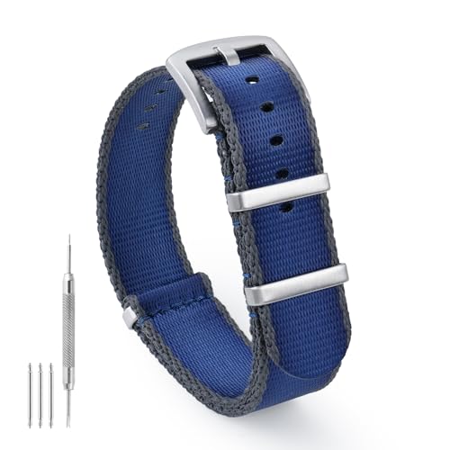 Image of watchdives Nylon Watch Band 20mm 22mm Multicolor Replacement Watch Straps for Men Women