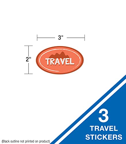 Carson Dellosa Learning is a Journey 45-Piece Travel Theme Classroom Decor Bulletin Board Set, Travel Classroom Theme Set, Bulletin Board Decorations, Travel Classroom Decor