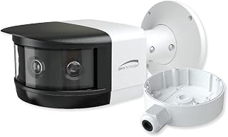Speco O8FBMS1 8MP Panoramic IP Camera with Flexible Intensifier, Analytics and Junction Box