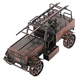 Idée cadeau originale : surprenez les passionnés de pompiers, les enfants ou vos amis avec cette décoration de camion de pompiers ! parfaite comme ornement pour la maison pendant les fêtes ou comme maquette de camion de pompiers à monter soi-même, ce modèle réduit de véhicule ancien ou de camion vintage est une excellente idée