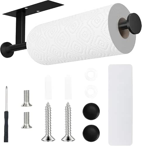 Paper Towel Holder Wall Mount - Self Adhesive No Drill