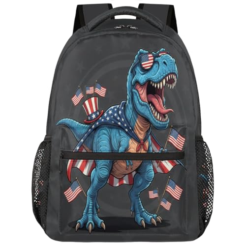 Mochila cómoda para niños y niñas con estampado de dinosaurio
