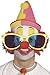 Produktbild Smiffys - Brille Clown Clownbrille Riesenbrille Kostüm Fasching