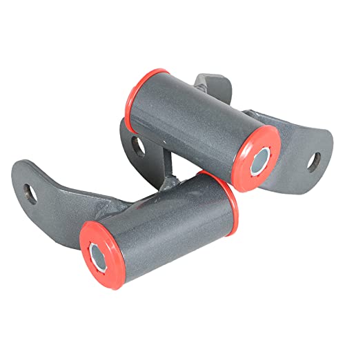 Labwork Pair 2" Rear Drop Lowering Steel Shackles Kit Replacement For 2002-2008 1500 4X2 4X4 #TOP6