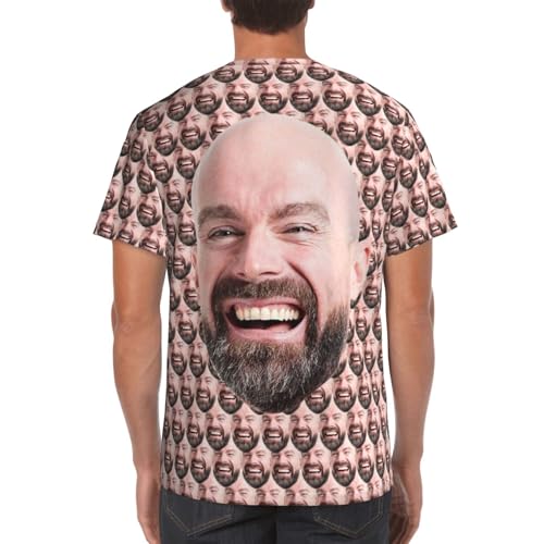 Custom Face Shirt Personalized Create Your Own Shirt with Photo Image Customized Shirts for Men Women2