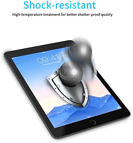 Screen Protector for iPad 8/7 (10.2-Inch, 2020/2019, 8th / 7th Generation), iPad Air 3 (10.5-Inch, 2019) and iPad Pro 10.5 (2017), Tempered Glass Film (Transparent) (Packaging May Vary)