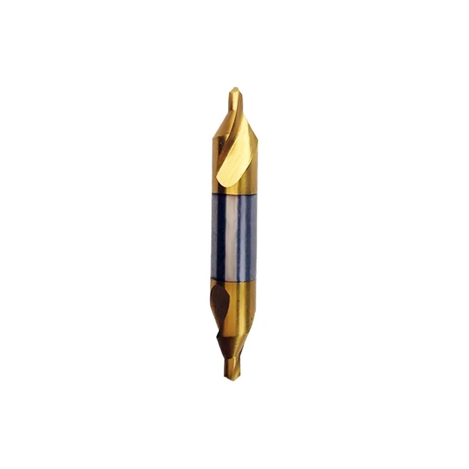Juego de brocas de centrado 10 Uds 1 Juego de brocas centrales HSS taladros combinados avellanadores de 60 grados ángulo Metal HSS-TIN(HSS TiN Coated,A3 (8MM)_10 PCS)