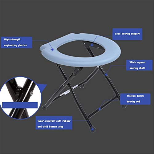 Ddtp Stools,Shower Seat Shower Stool Household Portable Toilet Chair Collapsible Shower Chair Commode Chair Toilet Bath Chair Apply To Elderly #TOP5
