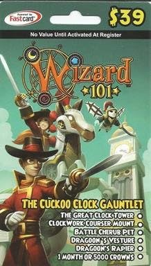 Wizard 101 The Cuckoo Clock Gauntlet Bundle Prepaid Game Card