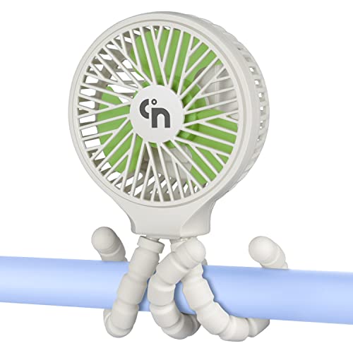 Image of HomeLifairy Stroller Fan Rechargeable Personal Portable Fan Battery Fan Clip On Fan Handheld Car Seat Fan for Baby Small Desk USB Mini Fan for Stroller Accessories Crib Car Rides