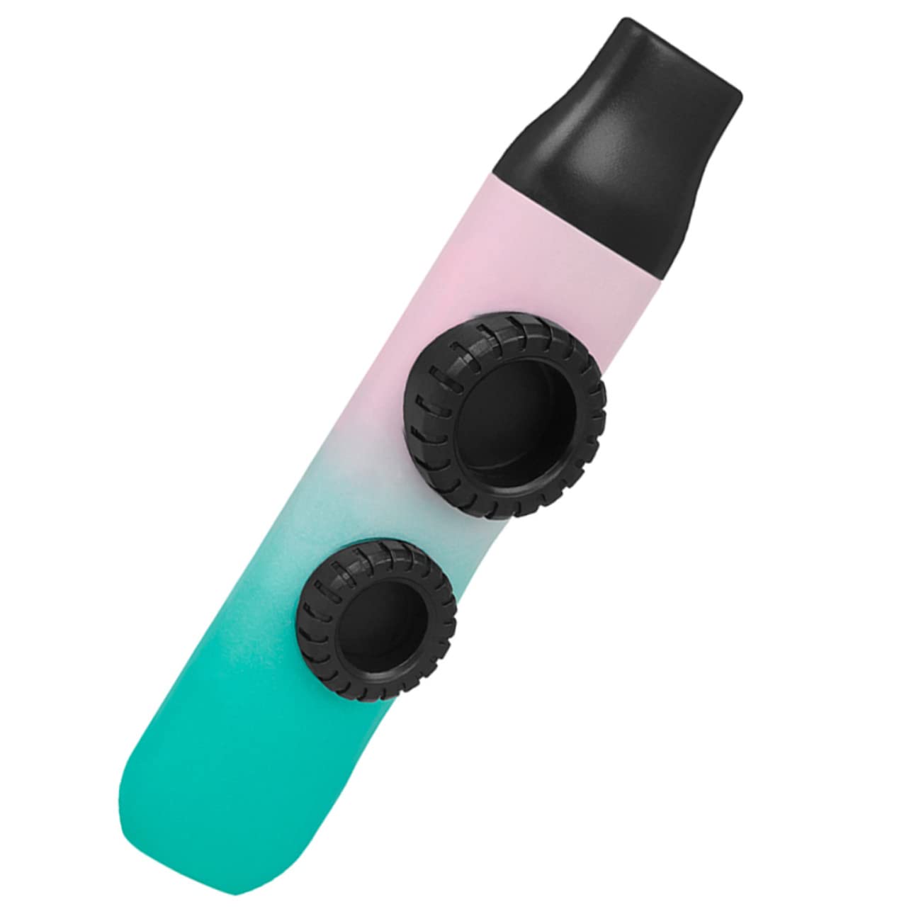 ibasenice 3juegos Kazoo Profesional De Doble Orificio Para Adultos Kazoo Portátil Color Gradiente Con Accesorios Para Acompañar Guitarra Ukelele y Violín