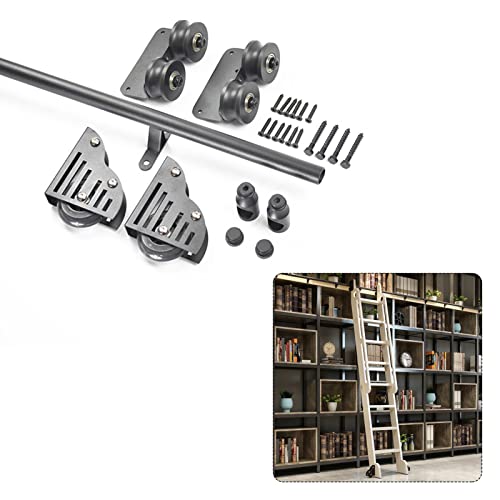 Herrajes para puertas corredizas de granero ideales para tu biblioteca en el salón 2