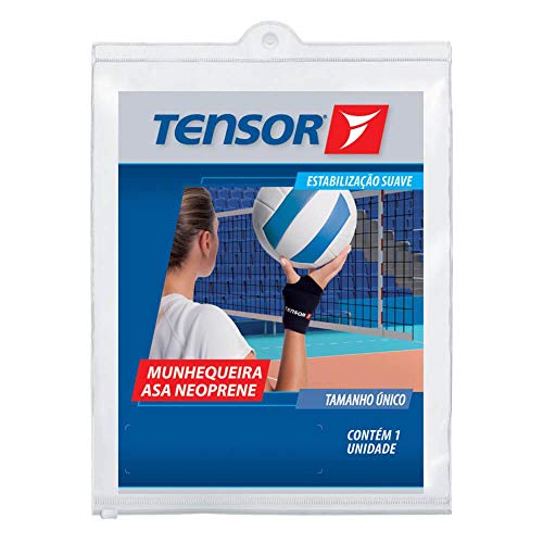 Tensor Asa De Neoprene, Munhequeira Adulto Unissex, Preto (Black), Único