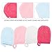 GLEAVI Makeup Cleaning Glove Makeup Makeup 4pcs Face Wash Mitts Soft Face Mitten Bath Reusable Makeup Mixed Color Makeup Face