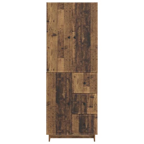 Estante de pared y mueble auxiliar rectangular de madera para ganar espacio en el hogar 7