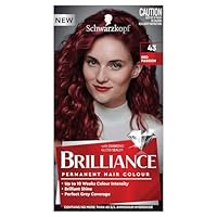 Schwarzkopf Brilliance, Permanent Hair Colour, 43 Red Passion