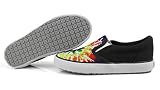 Laforst Kids Canvas Grand Prix Unisex Fashion Slip On Sneakers Red Navy Tie Dye 11.5