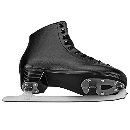 Lake Placid Cascade Men\'s Figure Ice Skate Black Size 7