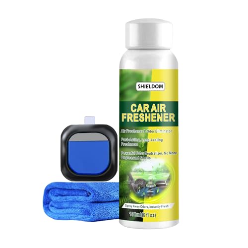 Image of SHIELDOM Car Odor Eliminator Spray Instant Air Freshener Quick Bad Smell Removal Odor Neutralizer Deodorizer Safe for Cars, Home, Office, Bathroom, Hotel, Room - 6oz /180ml