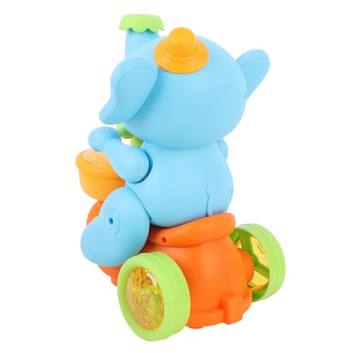 Juguete educativo de elefante musical con luces led y movimiento para niños de tres piezas 6
