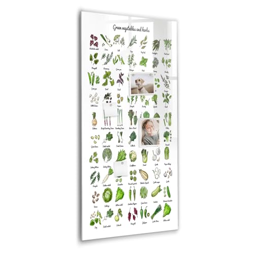 Tableau blanc en verre magnétique anti-trace 60x120cm effaçable avec accessoires et motif
