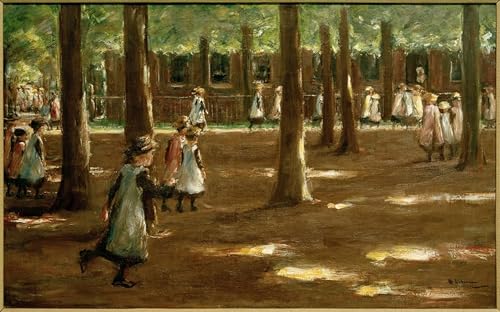 Pintura en lienzo de Max Liebermann: llena tu hogar de arte, calma y nostalgia