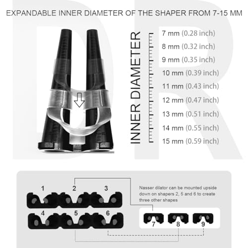 KOHEEL Nasal Dilator, Reduce Snoring and Improve Airflow, Anti Snoring Device with Various Sizes, Comfortable Nose Vents, Breathing Aids for Better Sleep and Exercise (6 Count)