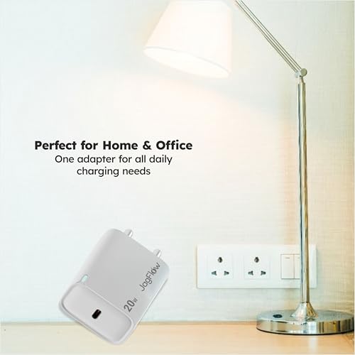 Image of Trueview 20W Fast Charging Power Adapter with Type-C Port | Wall Charger for Smartphones, Tablets & USB-C Devices | White