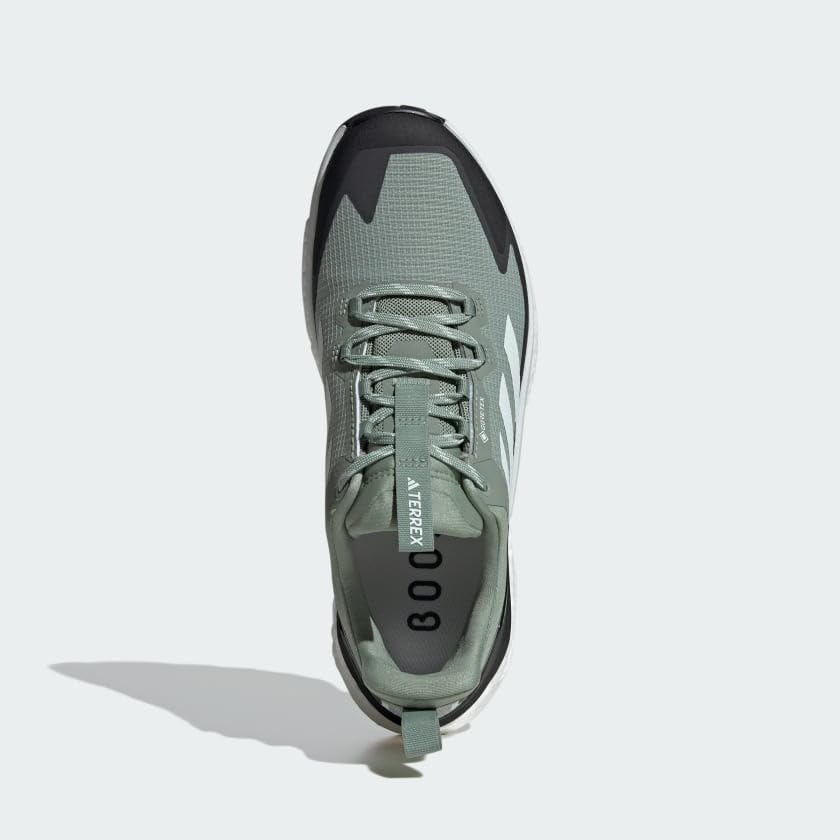 Image of adidas Mens Terrex Free Hiker 2.0 Low Gore-Tex Hiking Hiking Sneakers Shoes - Black